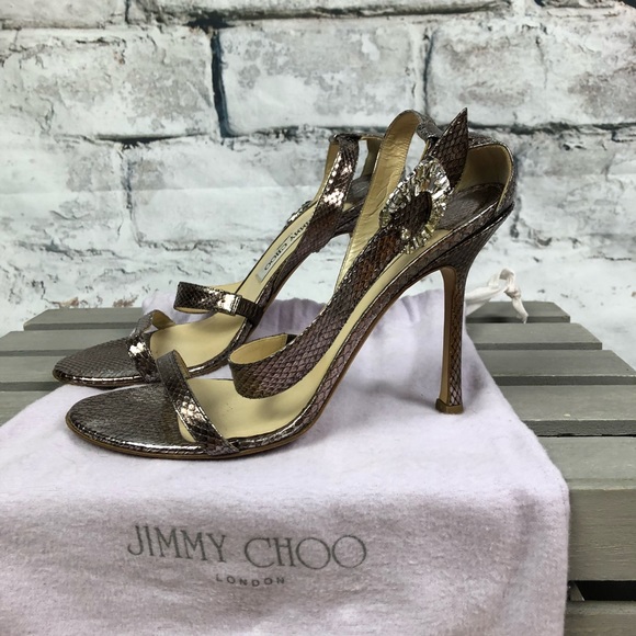 Jimmy Choo Shoes - Gorgeous Jimmy Choo Mercury Watersnake heels